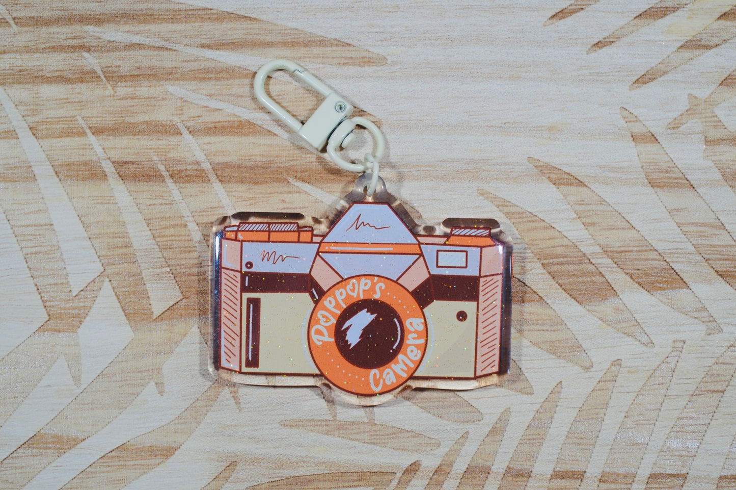 Poppop's Camera Keychain