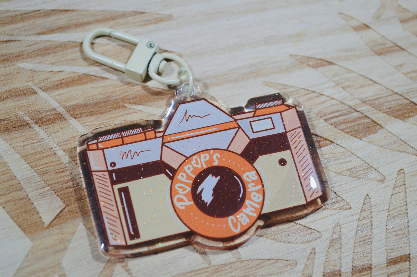 Poppop's Camera Keychain