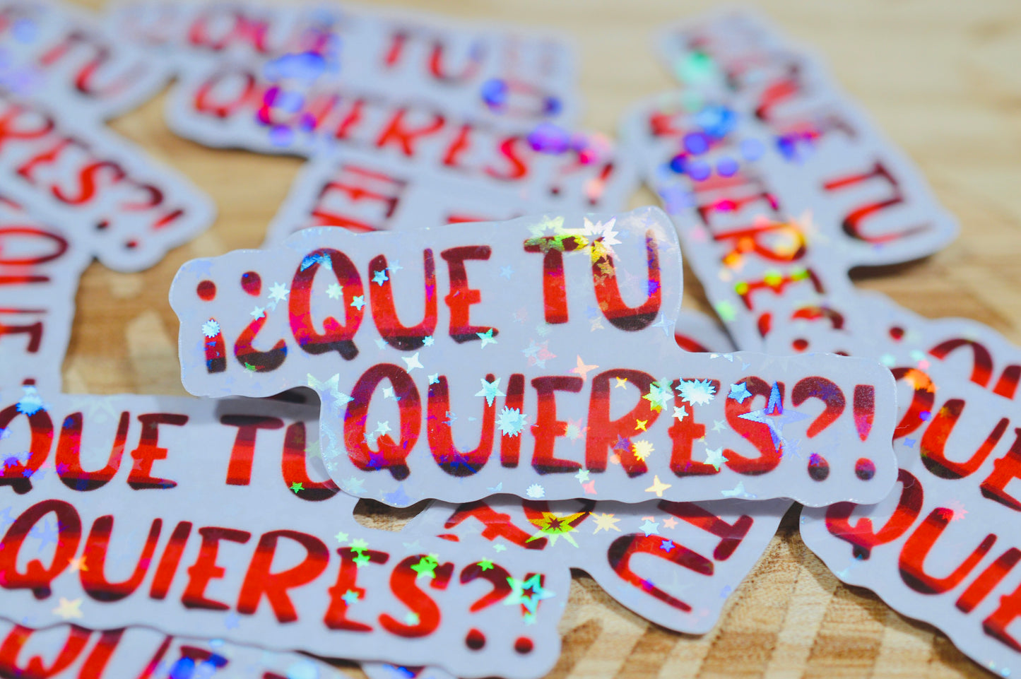 "Que tu quieres?!" Sticker