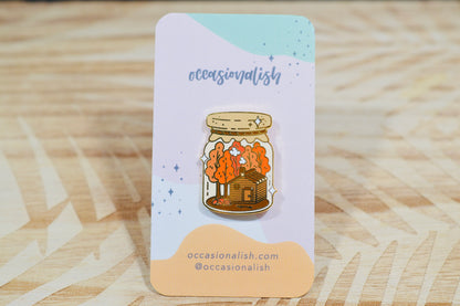 Jar of Autumn Enamel Pin