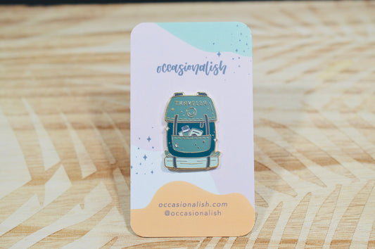 Traveler Enamel Pin